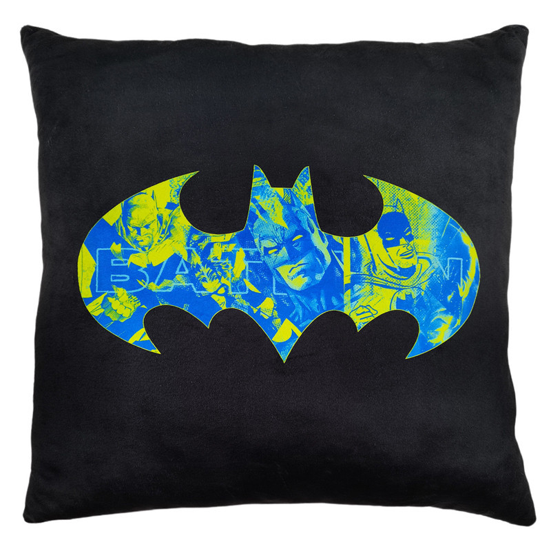 Coussin carre batman logo 40x40