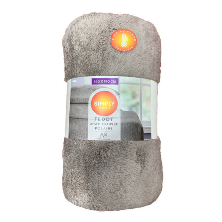 Drap housse polaire 140x190cm