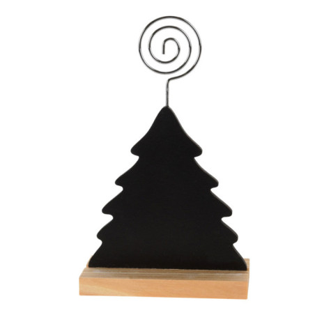 Porte nom sapin noir