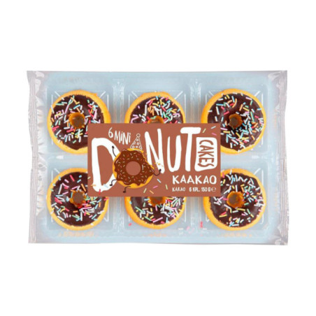 Donuts chocolat 6x25g