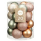 Pack de 20 boules 60mm moka et d