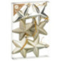 Pack de 6 etoiles dorees