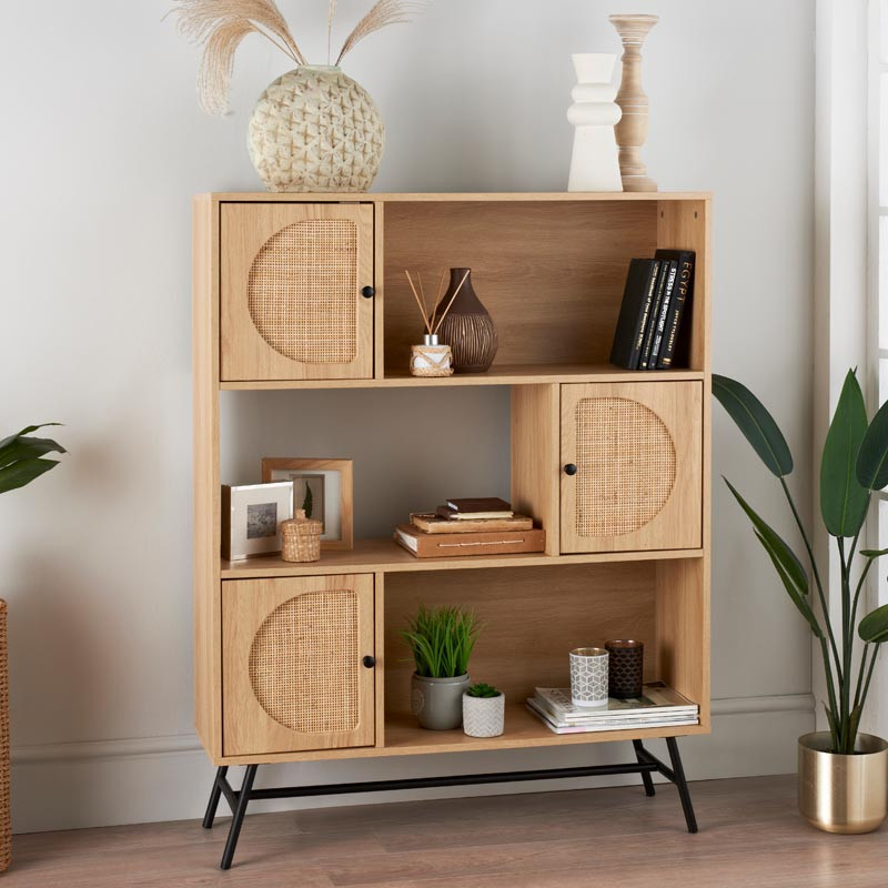 Etagere rotin 3 portes