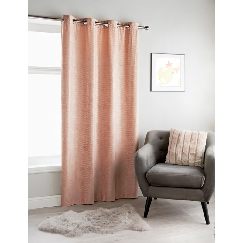 Rideau boston 140x260cm rose