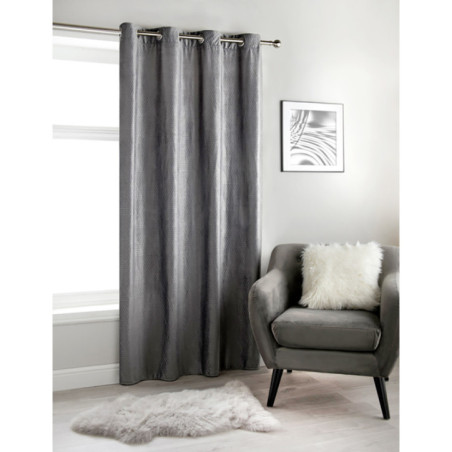 Rideau boston 140x260cm gris