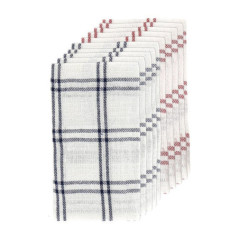 10 torchons a carreaux 40x60