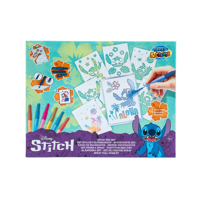 Set coloriage spray stitch avec