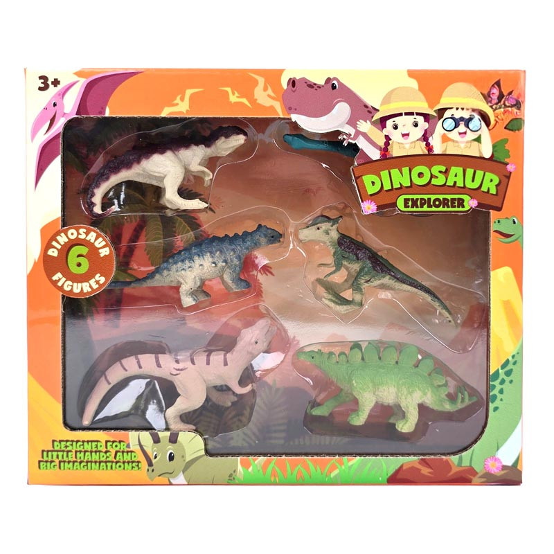 Set 6 pack dino