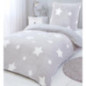 Parure 140x200 polaire etoiles
