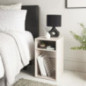 Table de chevet creme