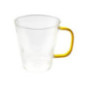 Mug strie transparent hanse jaun