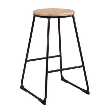 Tabouret de bar pietement noir
