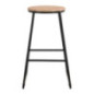 Tabouret de bar pietement noir
