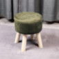 Tabouret pieds bois vert