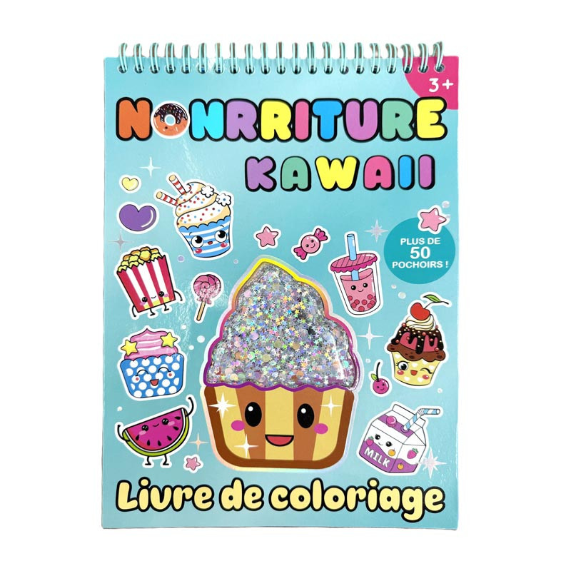 Set coloriage kawaii