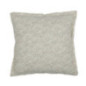 Coussin polycoton imprime fleurs