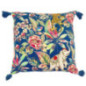 Coussin print pompons 50x50cm