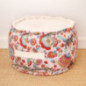 Pouf rond imprime 40x30cm