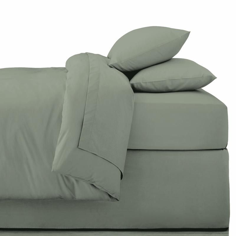 Drap housse 140x190cm bleu