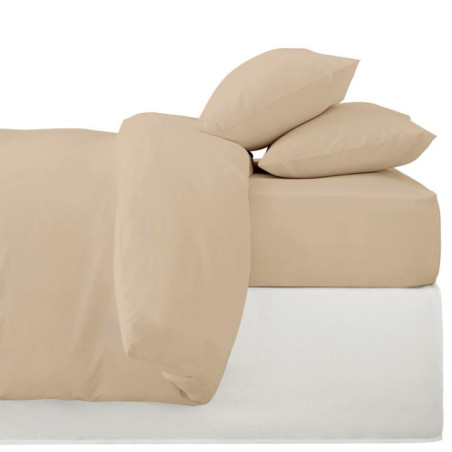 Drap housse 90x190cm taupe