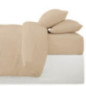 Drap housse 140x190cm taupe