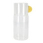 Carafe et bouchon verre citron