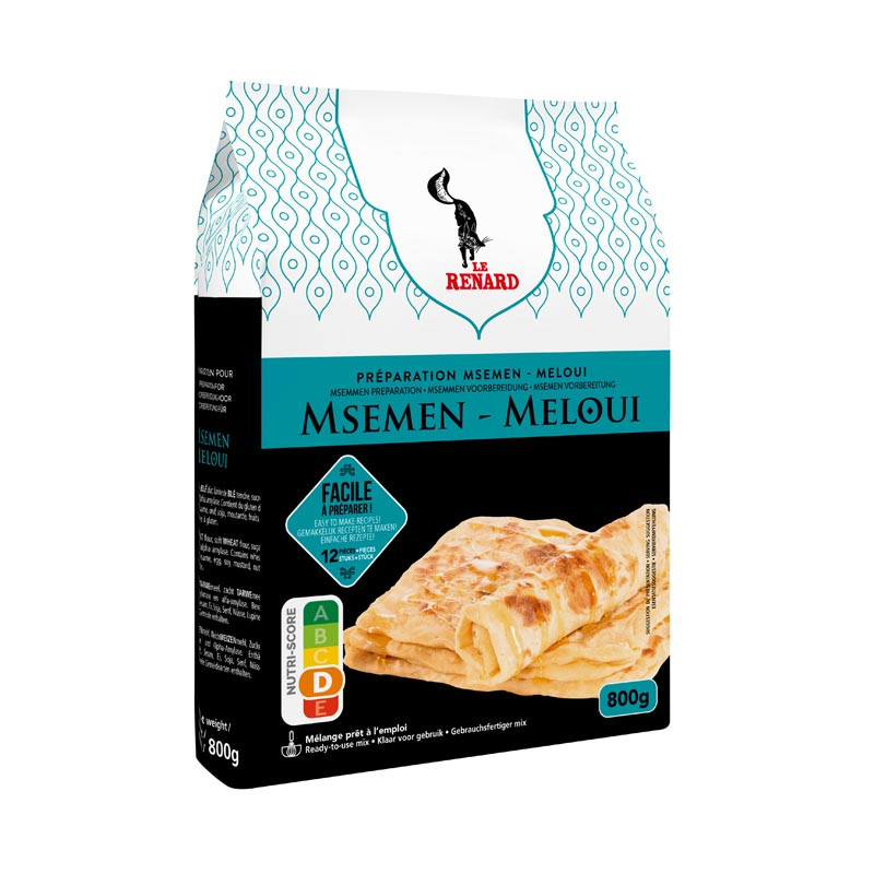 Preparation msemen 800g