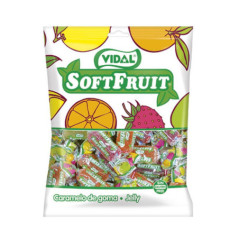 Vidal bonbons soft fruit 80g