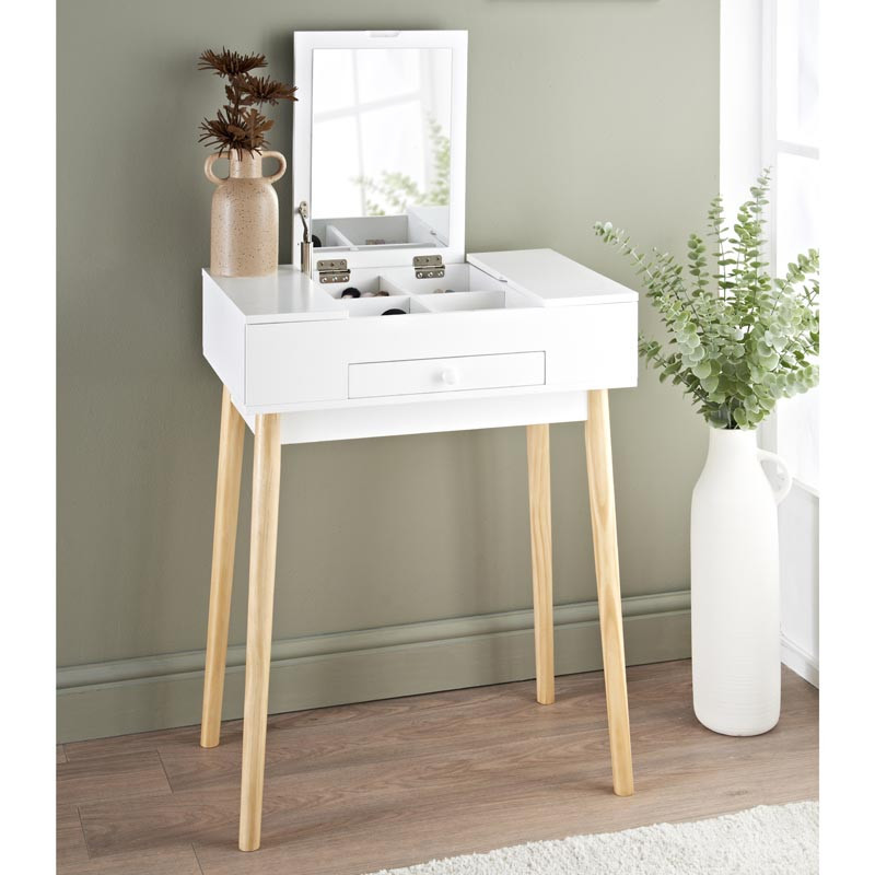 Coiffeuse/ miroir & rangements