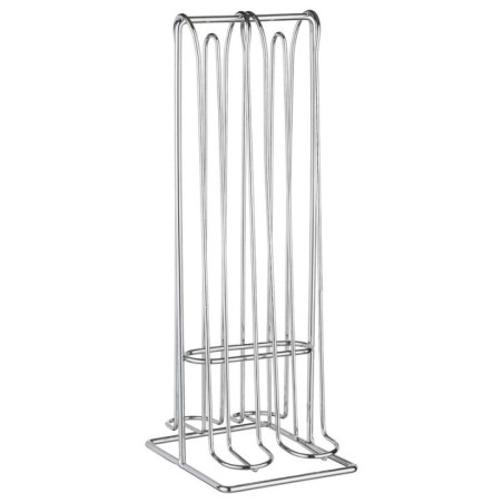 Range capsules metal gris