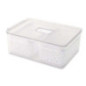 Bac rang frigo 2 panieres noir