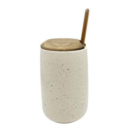Pot a sel naturel avec couvercle