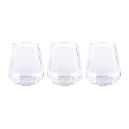 Set de 3 verres transparent