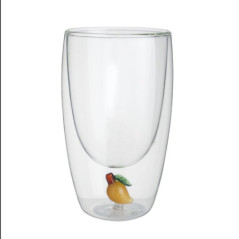 Verre double paroi citron