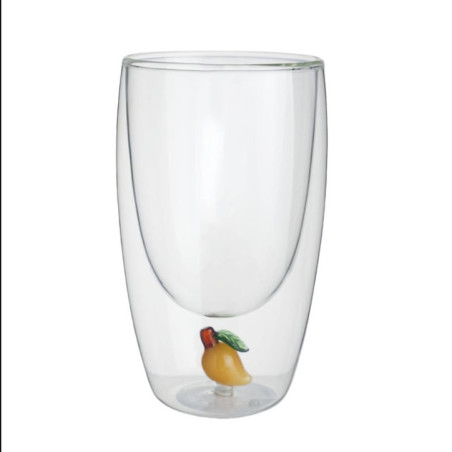 Verre double paroi citron