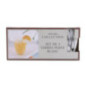 Set de 3 verre bas point blanc