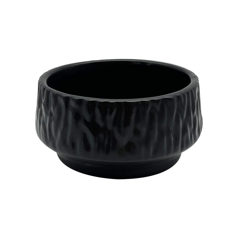 Bol texture noir/blanc 11.3cm