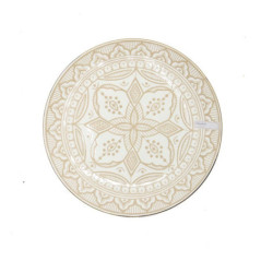 Assiette plate 26cm beige