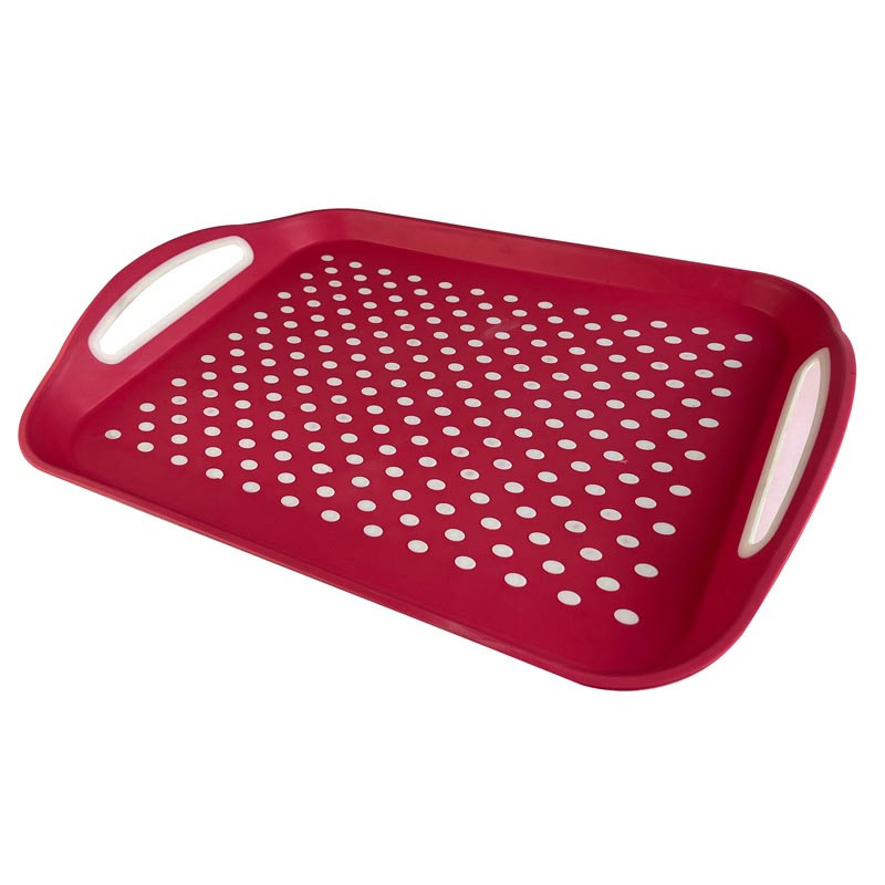Plateau Ovale Anti-Glisse Olympia Kristallon 685 X 560 Mm - Service Restaurant Et Bistro