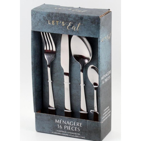 Menagere 16 pieces metal