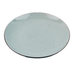 Assiette plate grise moderne