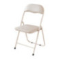 Chaise pliante pu creme