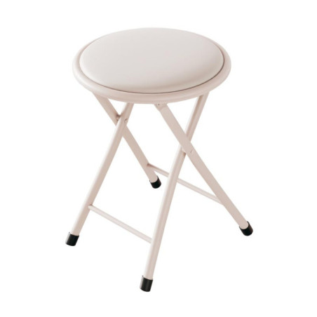 Tabouret pliable creme