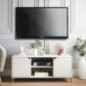 Meuble television creme
