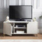 Meuble television creme
