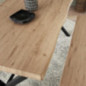 Table+ 2 bancs bords irreguliers