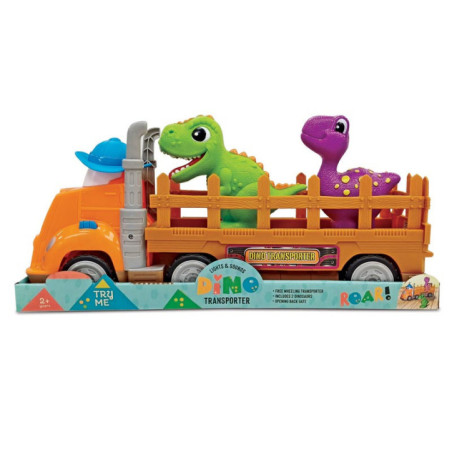 Set camion et dinosaures