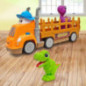 Set camion et dinosaures