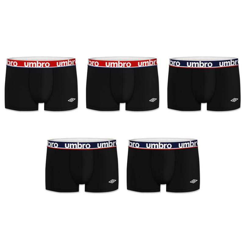 Umbro boxers x5 homme boite uni