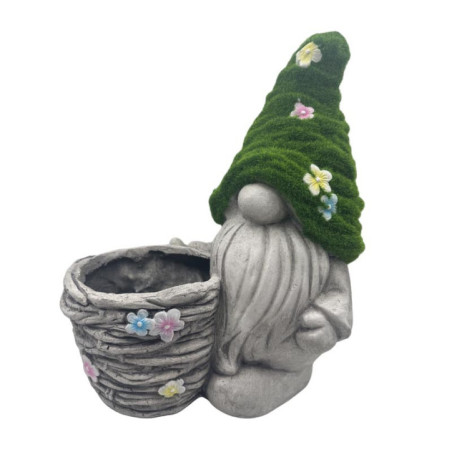 Cache pot lutin gazon artificiel